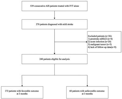 Systemic inflammation response index predicts 3-month outcome in patients with mild acute ischemic stroke receiving intravenous thrombolysis